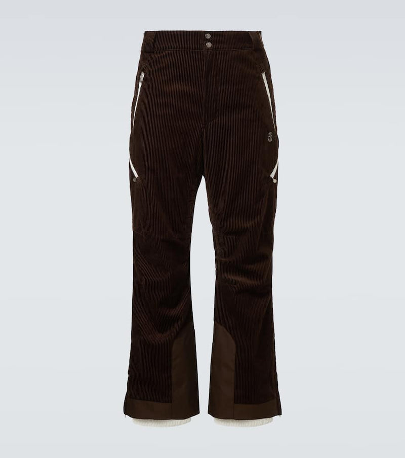 Brunello Cucinelli Cotton corduroy ski pants