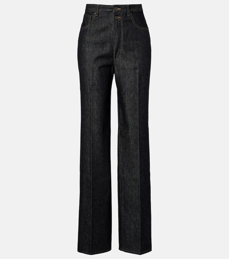 Lemaire High-rise straight jeans