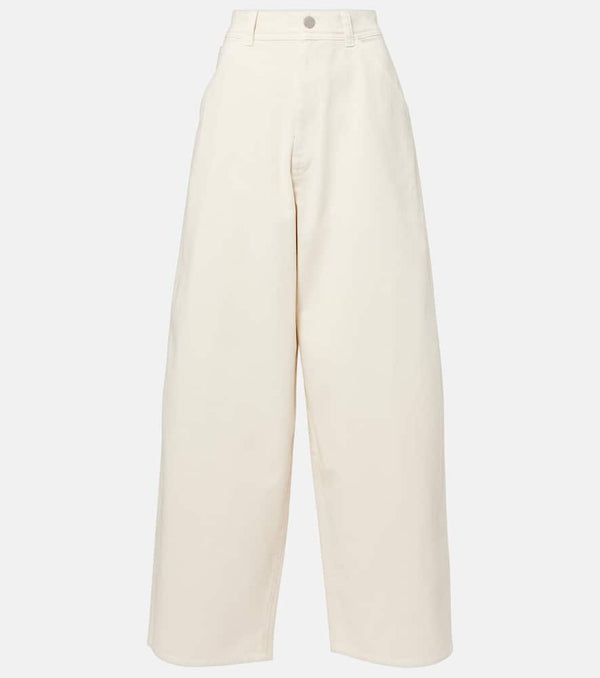 Lemaire High-rise wide-leg jeans