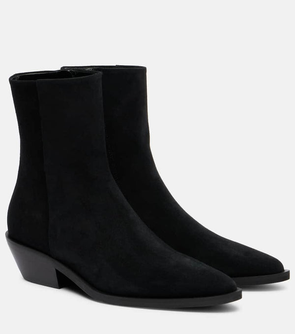 A. Emery Hudson suede ankle boots