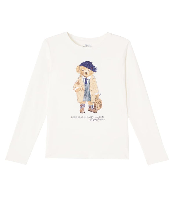 Polo Ralph Lauren Kids Polo Bear cotton jersey T-shirt