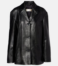 Nour Hammour Opus leather blazer