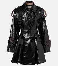 Chloe Belted double-breasted linen coat