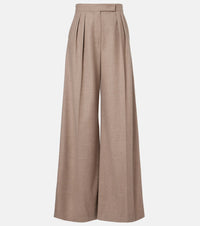 Max Mara Cashmere-blend wide-leg pants