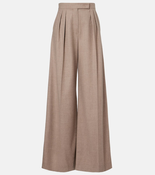 Max Mara Cashmere-blend wide-leg pants