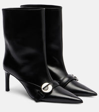 Coperni Logo leather ankle boots