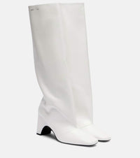 Coperni Bridge leather knee-high boots