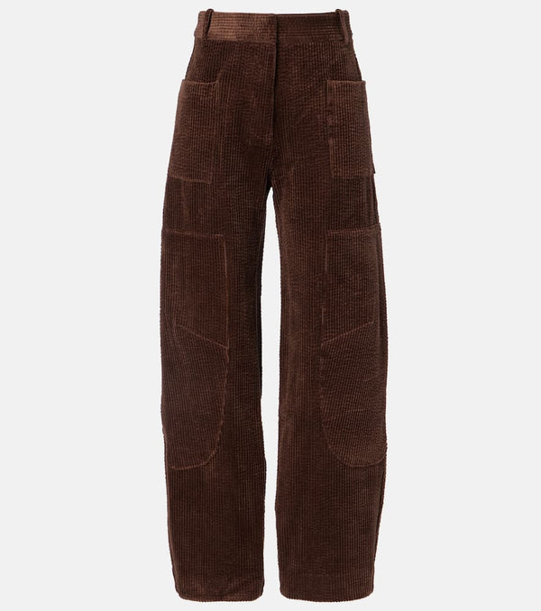 Ganni Cotton corduroy cargo pants