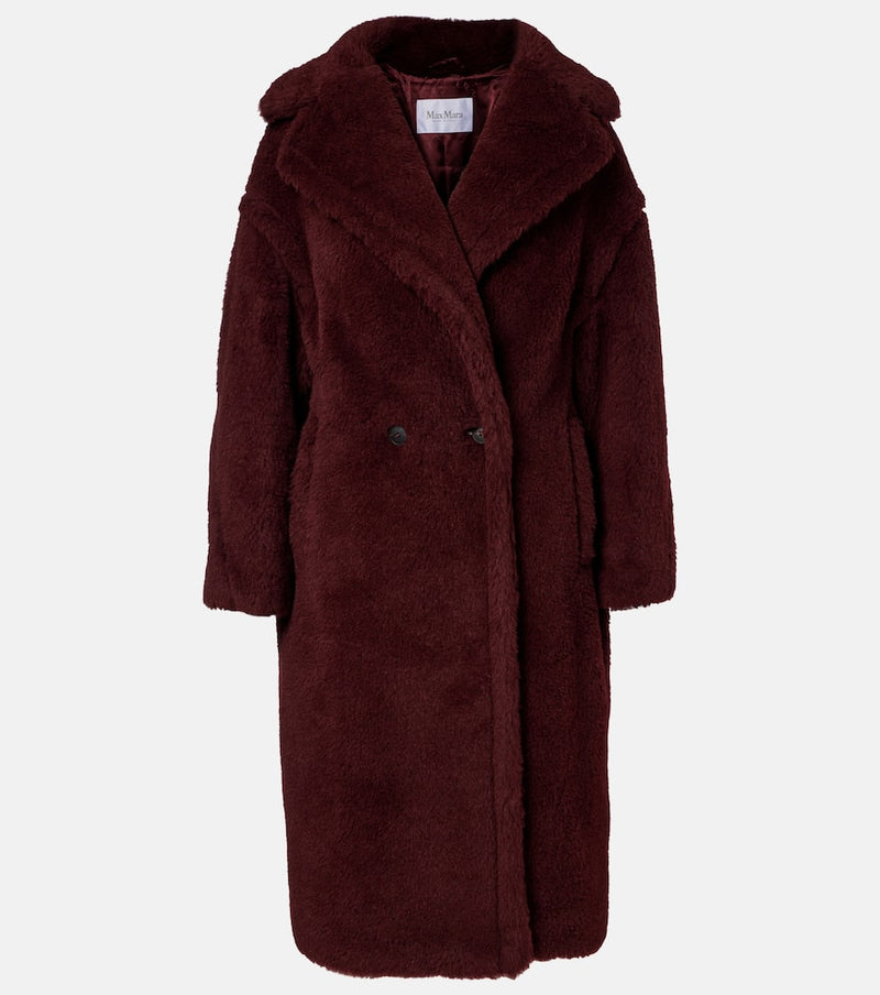 Max Mara Teddy Bear Icon alpaca wool, wool, and silk coat
