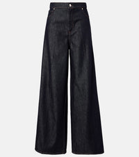 Max Mara Carmine high-rise wide-leg jeans