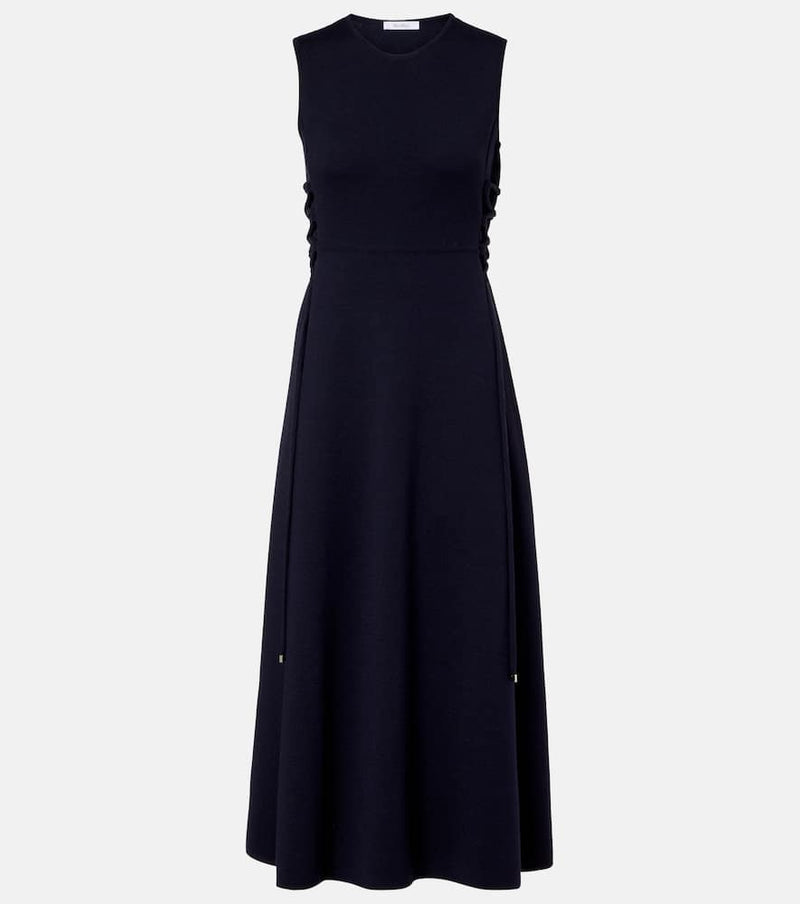 Max Mara Delfi virgin wool midi dress