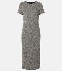 Max Mara Giugno cotton and wool-blend midi dress