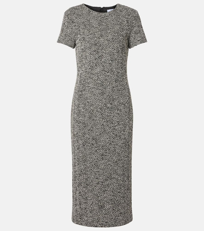Max Mara Giugno cotton and wool-blend midi dress