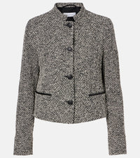 Max Mara Donald cotton and wool-blend jacket