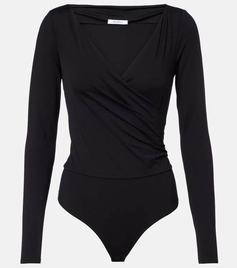 Max Mara Cicaldi wrap bodysuit