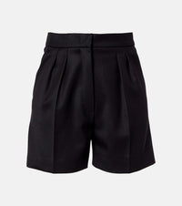 Max Mara Ozieri high-rise virgin wool shorts