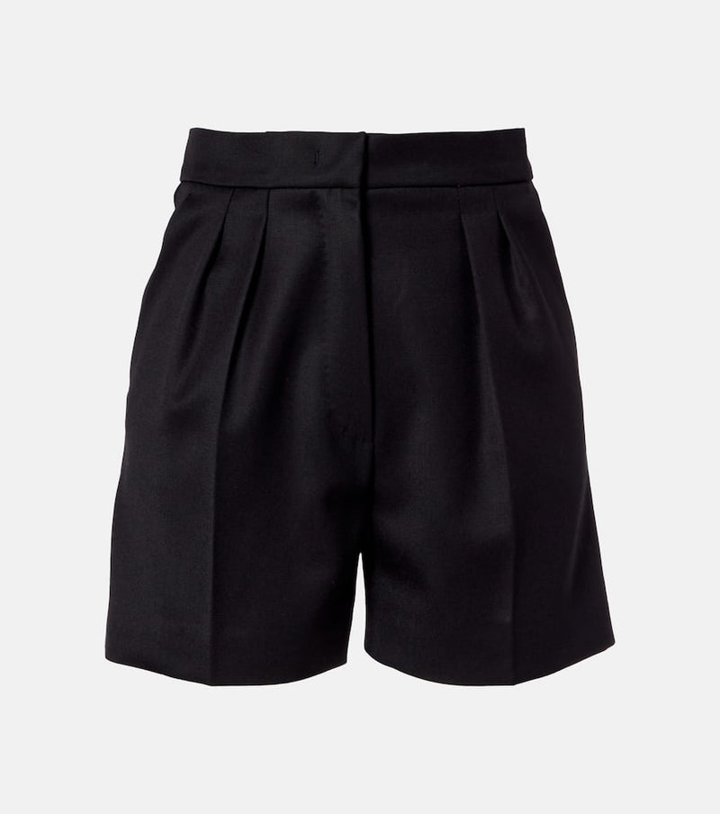 Max Mara Ozieri high-rise virgin wool shorts