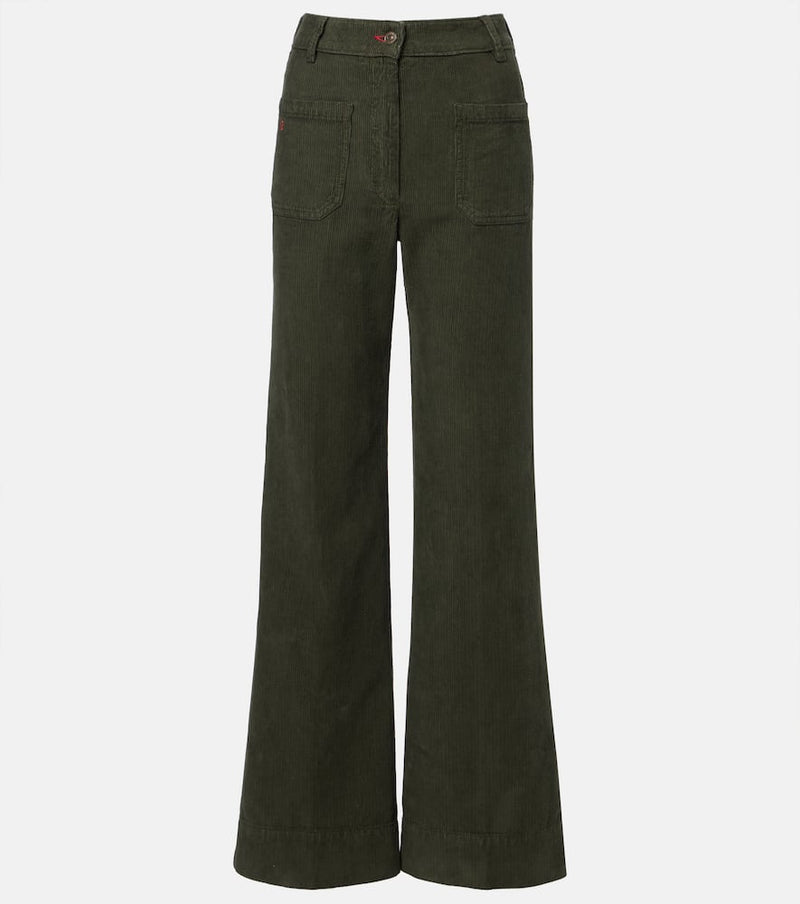 Victoria Beckham Alina mid-rise corduroy flared jeans
