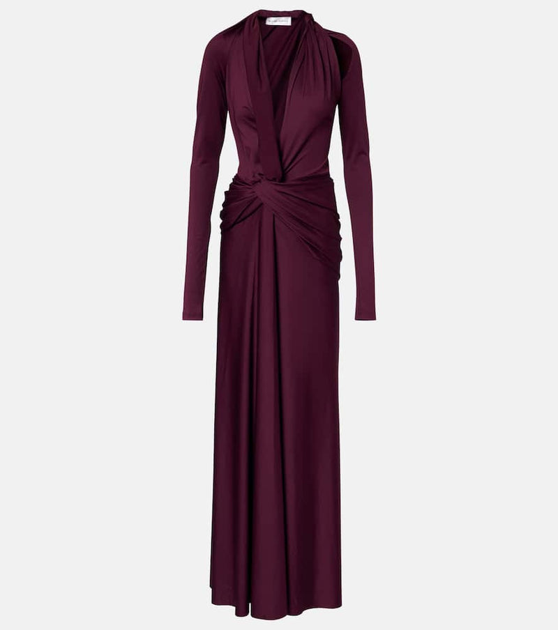Victoria Beckham Gathered jersey gown