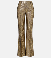 Etro Paisley brocade flared pants