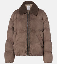 Brunello Cucinelli Suede down jacket