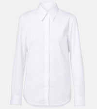 Dries Van Noten Cotton Poplin Shirt White
