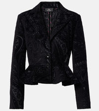 Etro Paisley peplum blazer