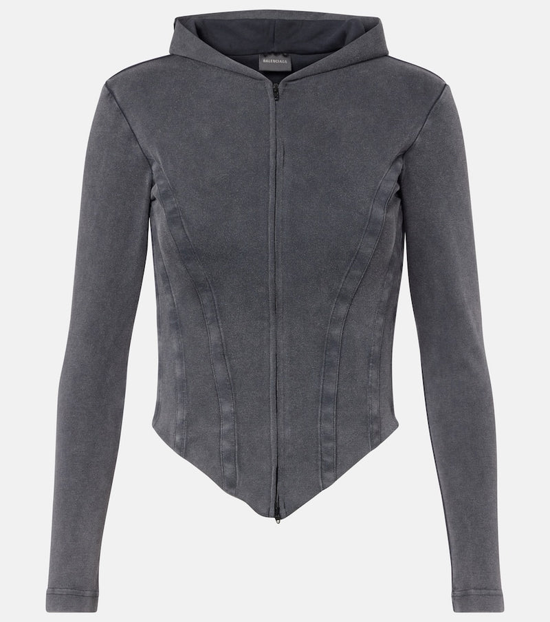 Balenciaga Cotton jersey hoodie