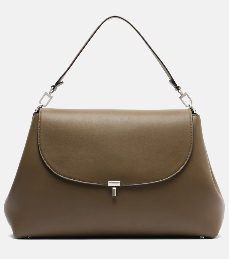 Toteme T-Lock Medium leather shoulder bag