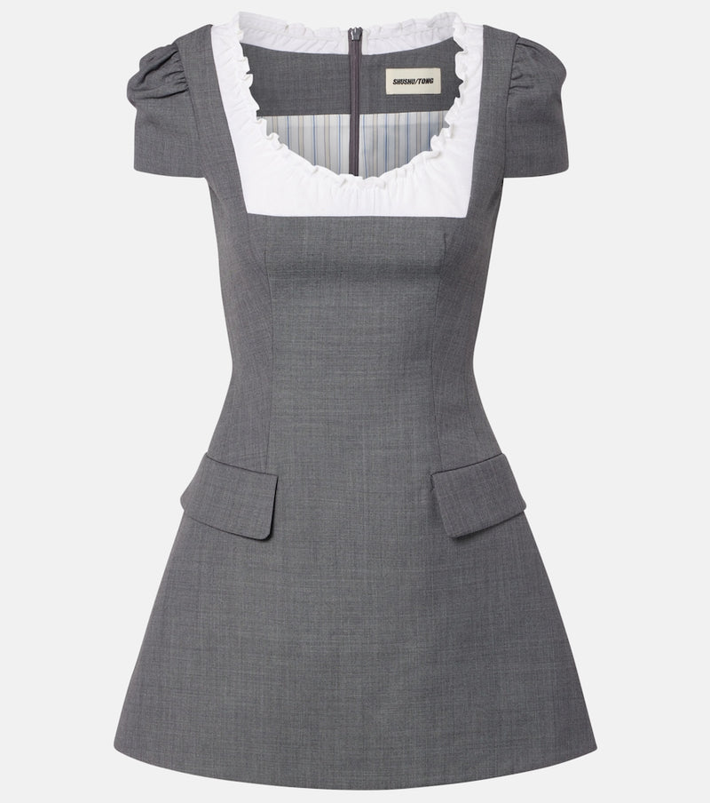 Shushu/Tong Ruffled minidress