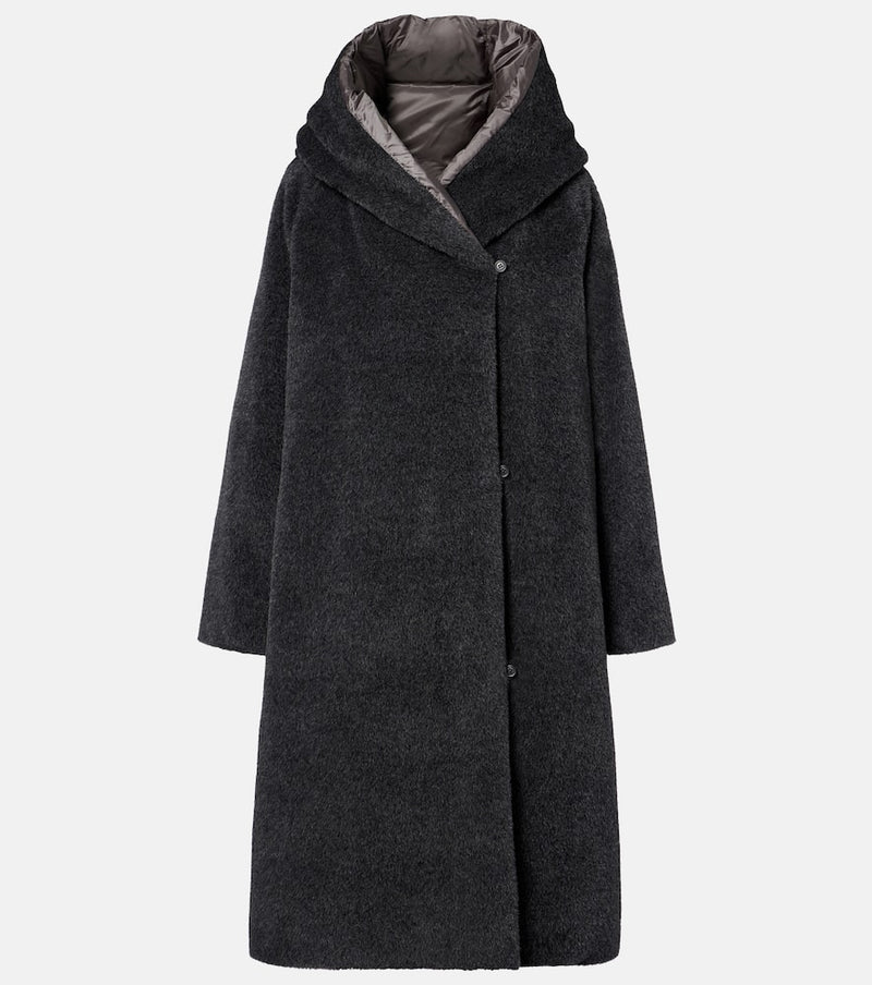 Max Mara Cube Orion alpaca and wool down coat