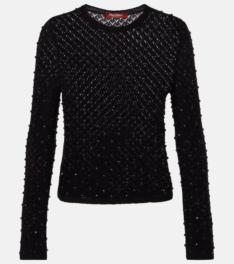 Max Mara Rally embellished sweater