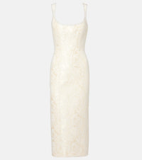 Markarian Numa velvet midi dress