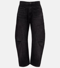 Nili Lotan Shon mid-rise barrel-leg jeans