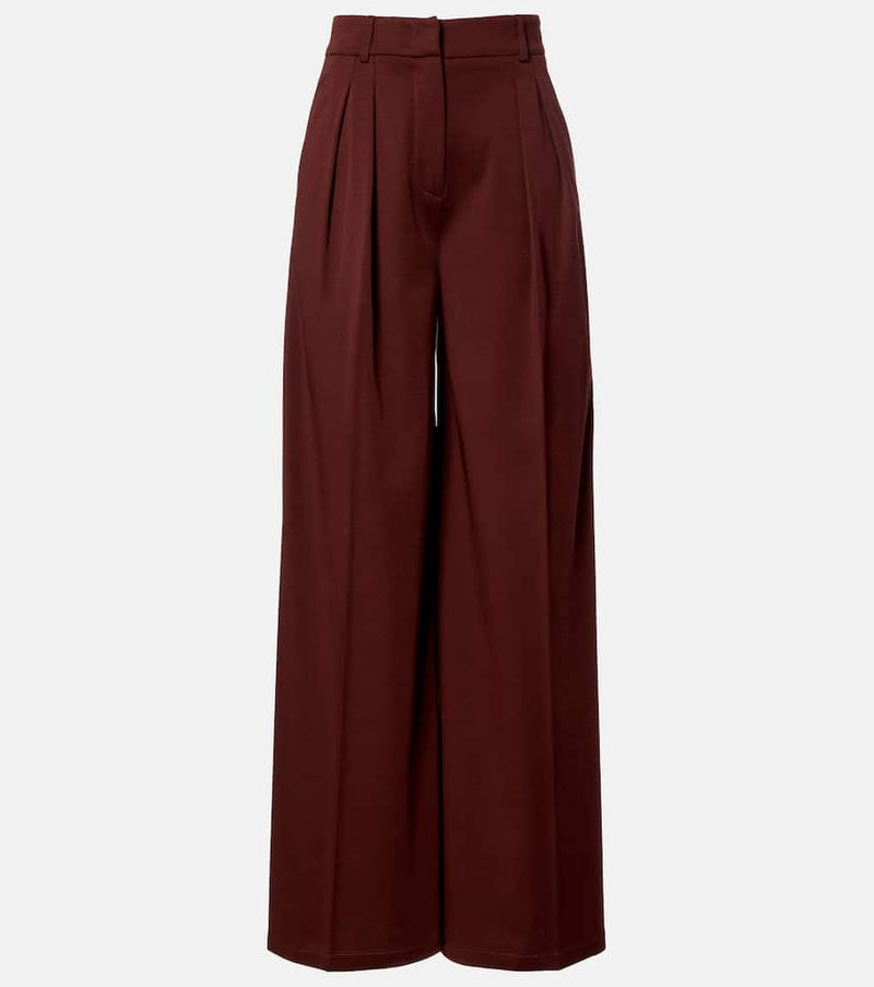 Max Mara Natale high-rise wool wide-leg pants