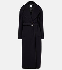 Sportmax Zebra virgin wool wrap coat