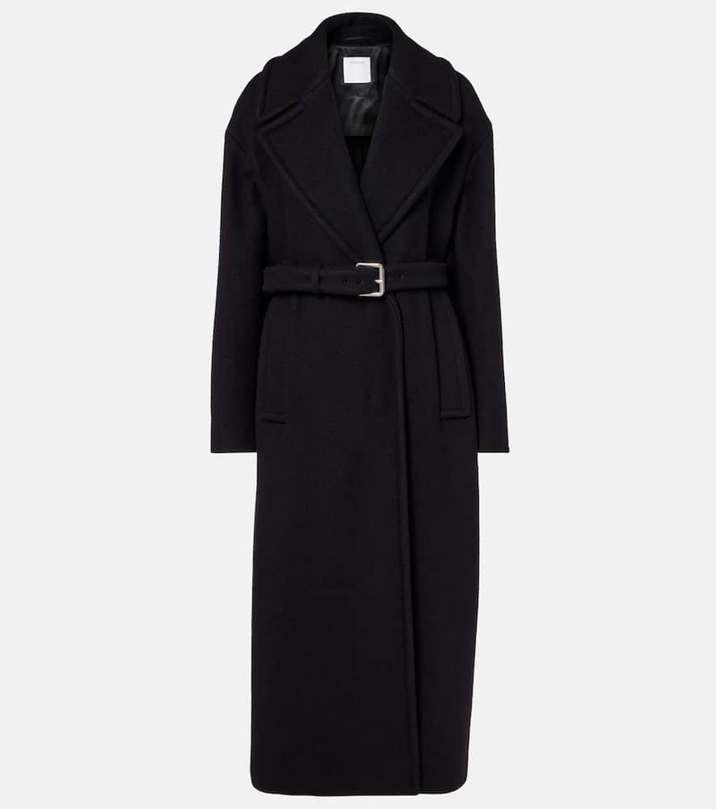 Sportmax Zebra virgin wool wrap coat