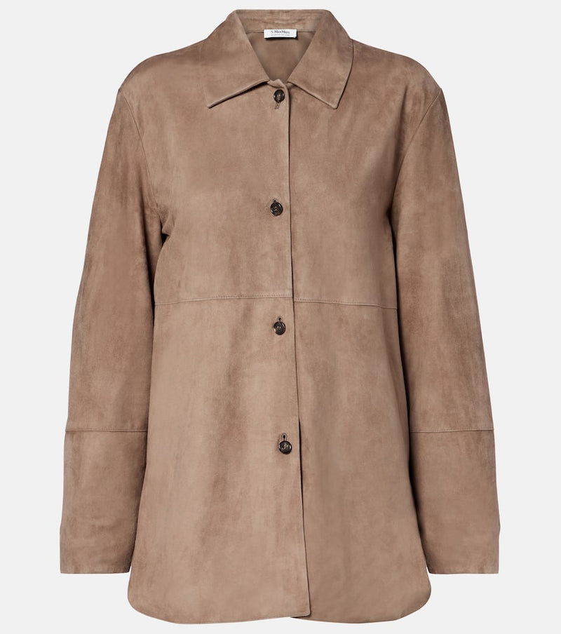 S Max Mara Estate suede overshirt