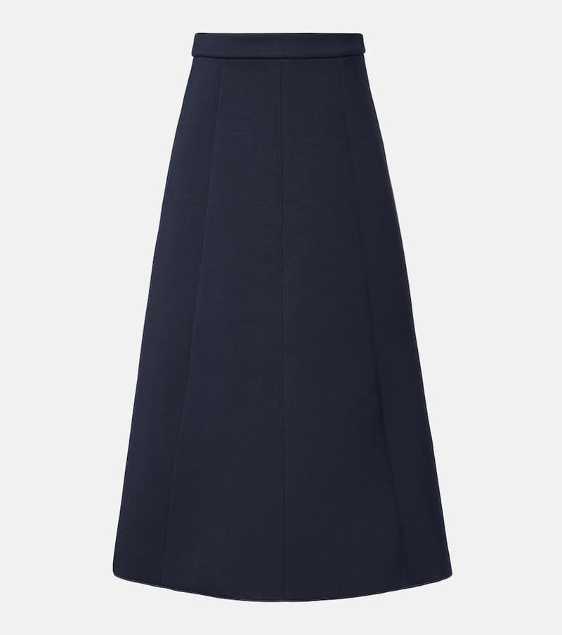 S Max Mara Brunate paneled midi skirt
