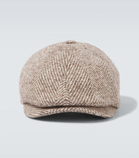 Brunello Cucinelli Wool and alpaca wool-blend newsboy cap