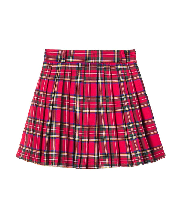 The New Society Martina plaid pleated skirt