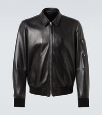 Tom Ford Leather blouson jacket