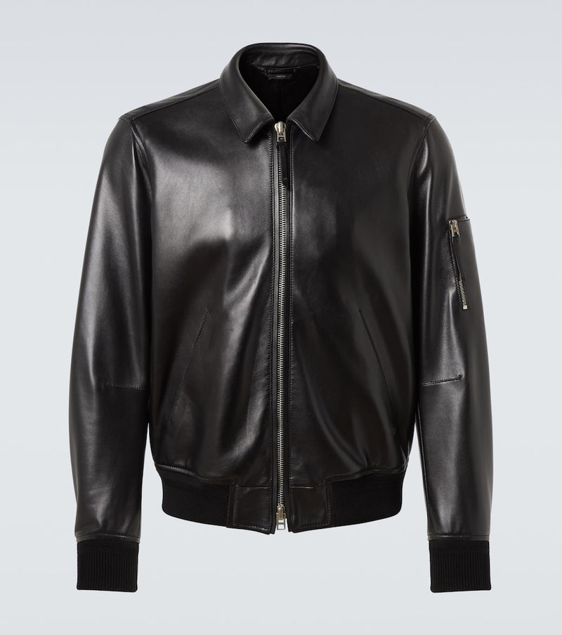Tom Ford Leather blouson jacket
