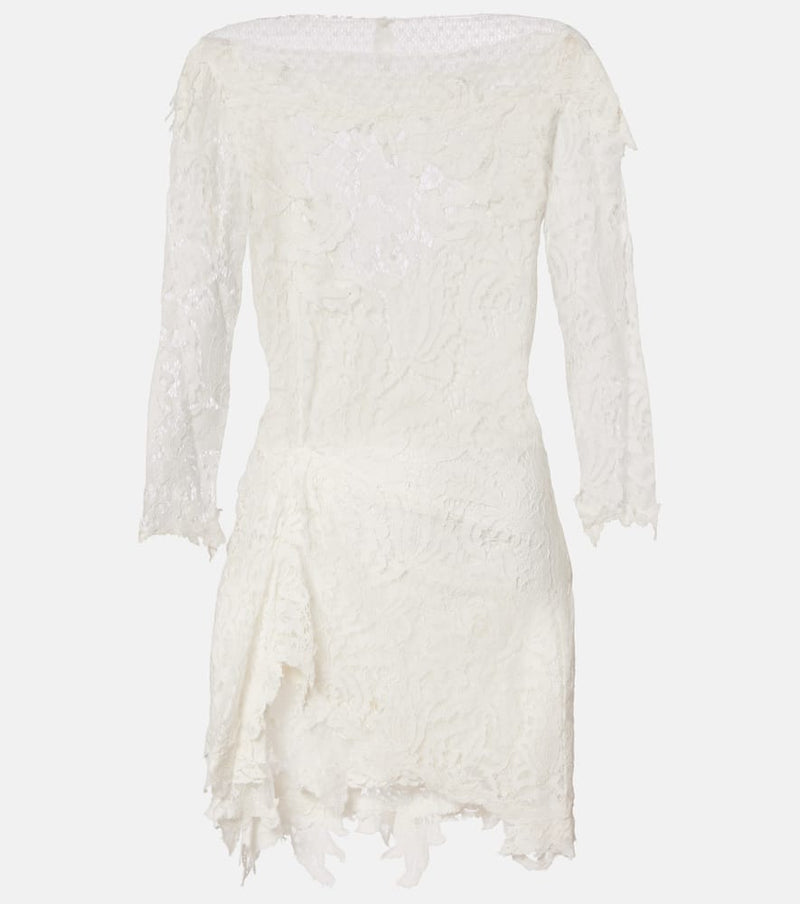 Isabel Marant Rubiana lace cotton-blend minidress