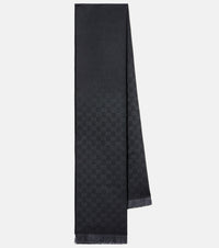 Gucci GG wool jacquard scarf
