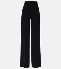 Max Mara High-rise cady wide-leg pants
