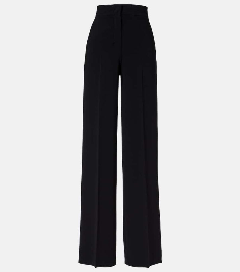 Max Mara High-rise cady wide-leg pants