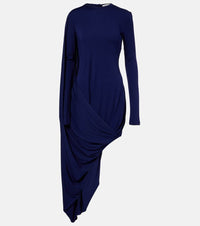 Sportmax Ariete 1234 draped jersey maxi dress