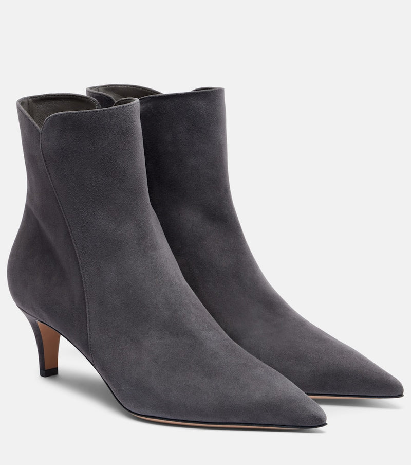 Gianvito Rossi Levy 55 suede ankle boots