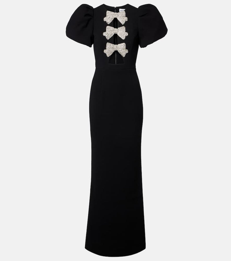 Rebecca Vallance Violetta bow-detail gown